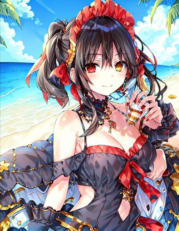 Di Pantai Dulu Heheh Eh Kurumi Pas Banget Ketemu Cantik Banget