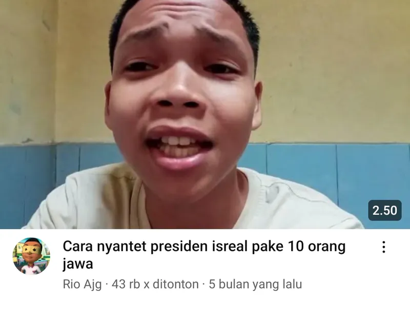 Rio ajg mempunyai cara ampuh untuk melawan israel - Lahelu